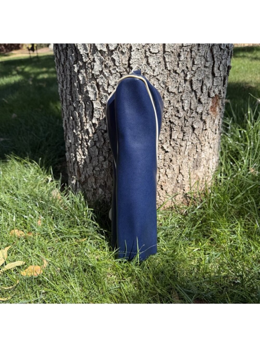 Vintage #4 Golf Club Head Cover Navy Blue White Vinyl Fairway Wood Retro - Picture 5 of 10